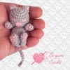 Gatinho dormindo - Eu Quero Crochê