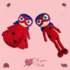 Ladybug e manta de flor - Eu Quero Crochê
