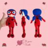Ladybug e manta de flor - Eu Quero Crochê