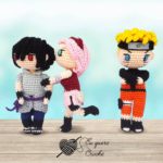 Naruto, Sakura e Sasuke - Eu Quero Crochê