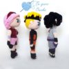Naruto, Sakura e Sasuke - Eu Quero Crochê