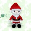 Papai Noel sentado - Eu Quero Crochê